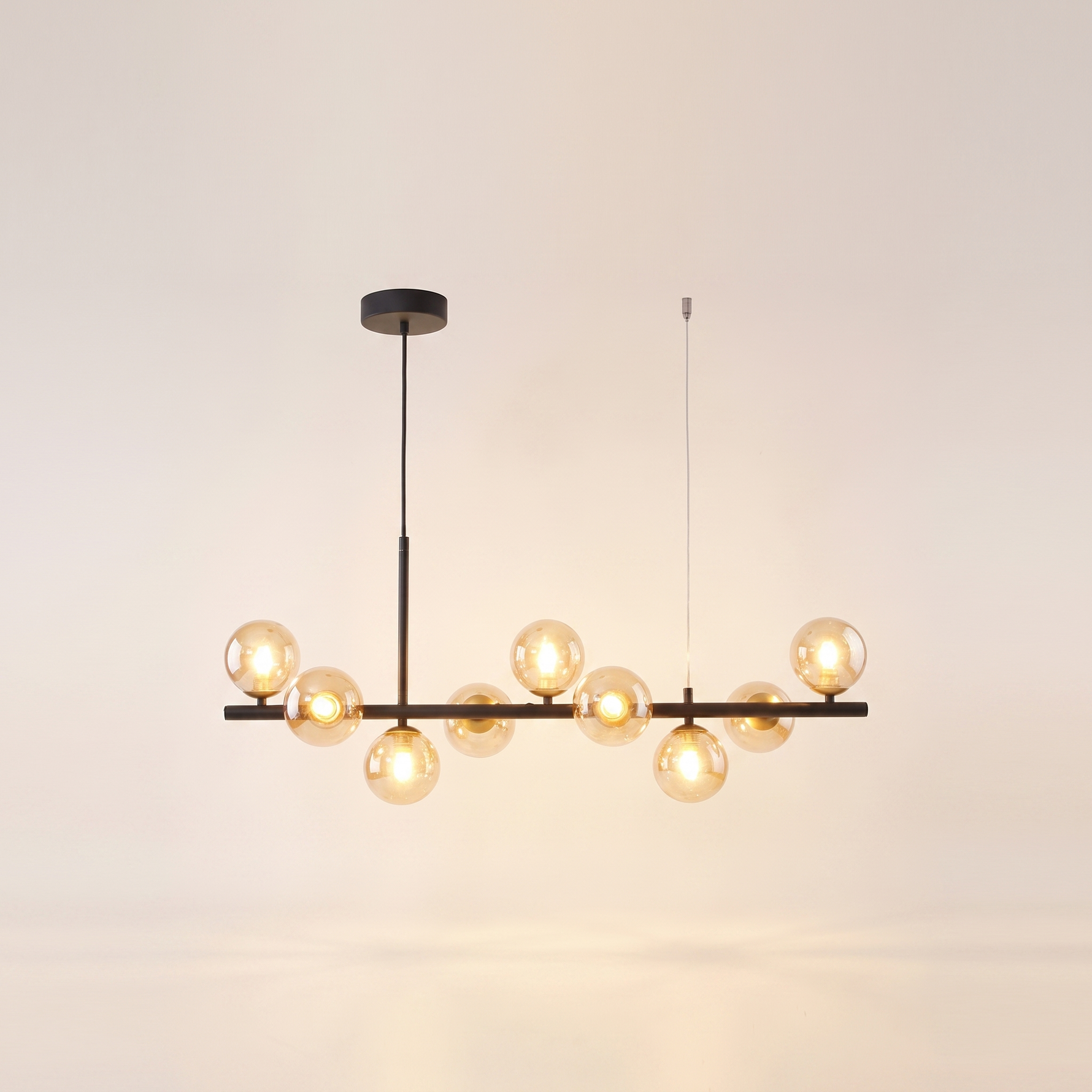 Glass Globe Bubble Chandelier