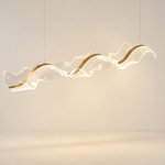 Chandelier Modern Minimalist Luxury Ribbon Acrylic