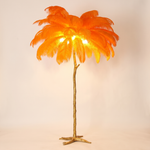 Ostrich Feather Floor Lamp Luxury