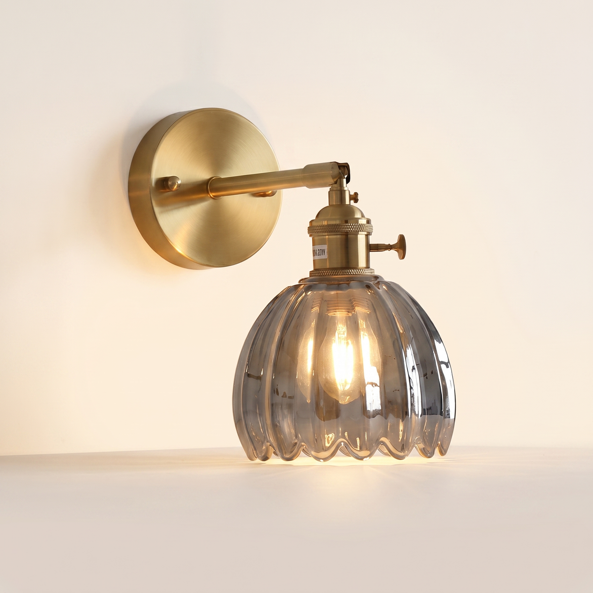 Freya Lotus Glass Wall Light