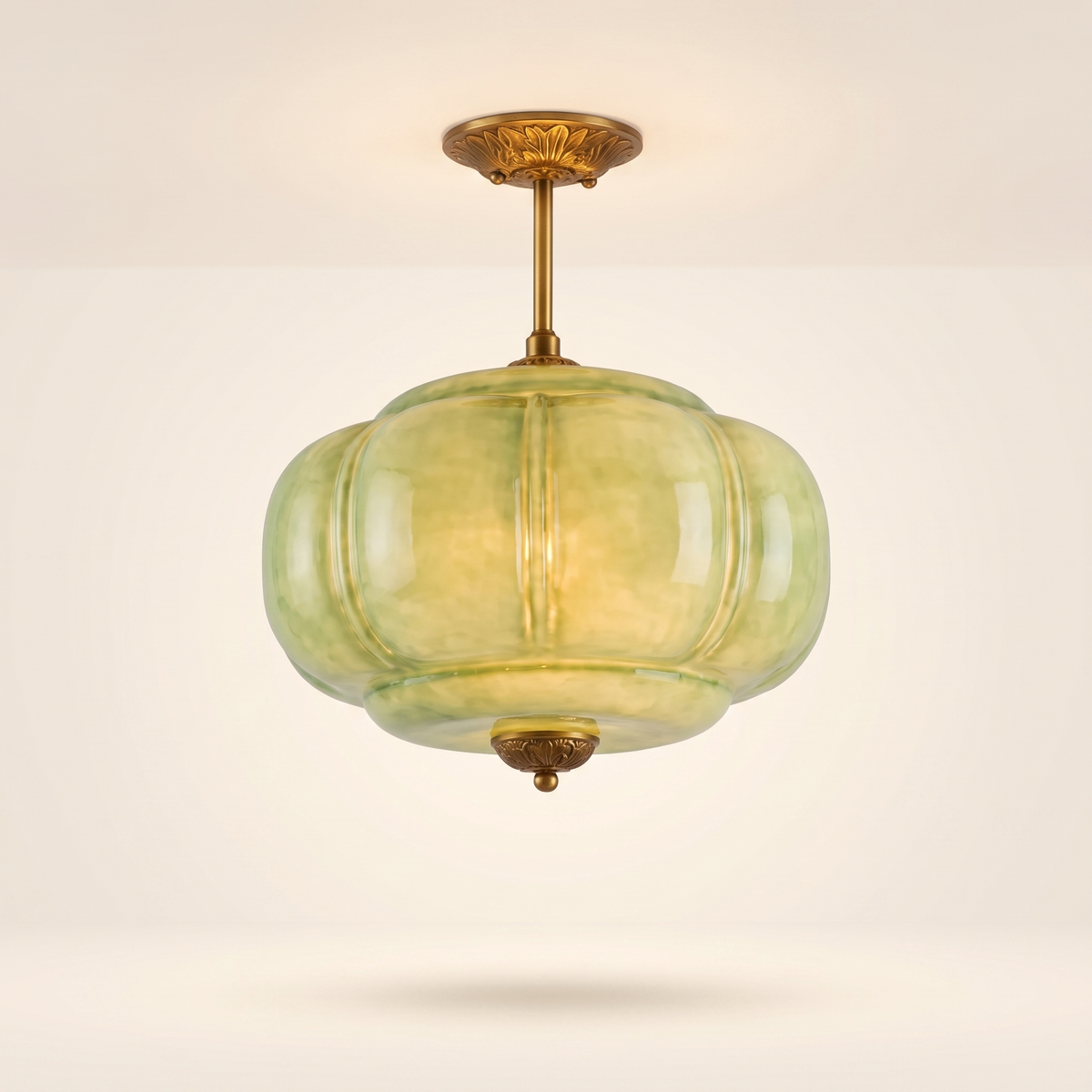 Liora Vintage Milk Glass Eloise Pendant Light