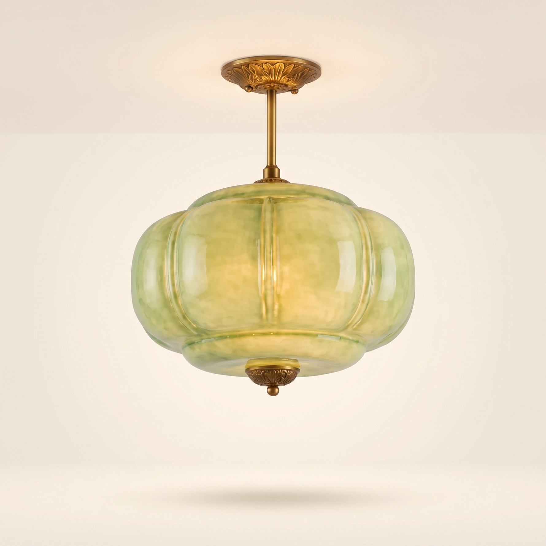 Liora Vintage Milk Glass Eloise Pendant Light