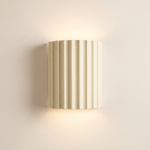 Rhea Resin Ribbed Wall Sconce