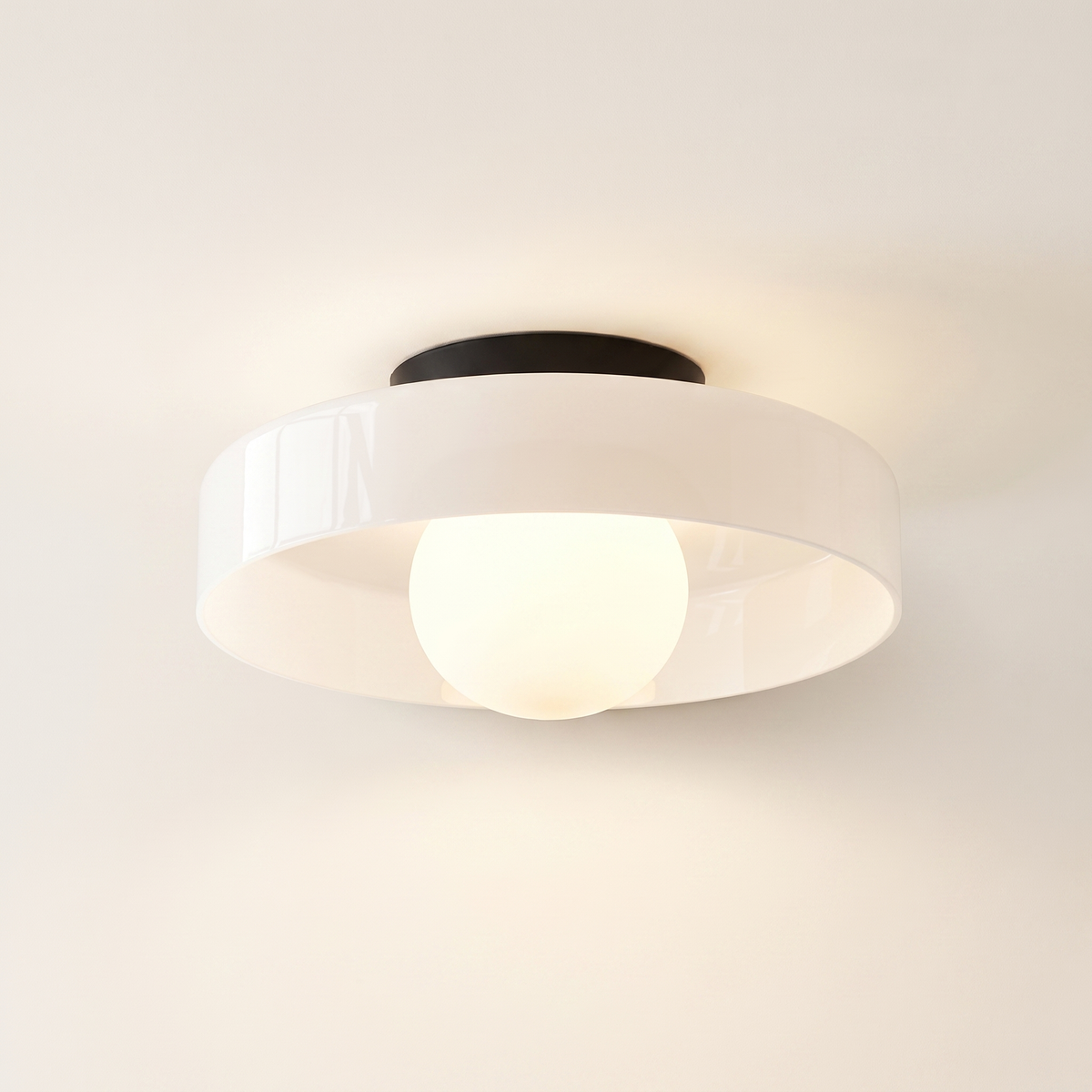 Morrow Glass Disc Ceiling Light/Wall Light