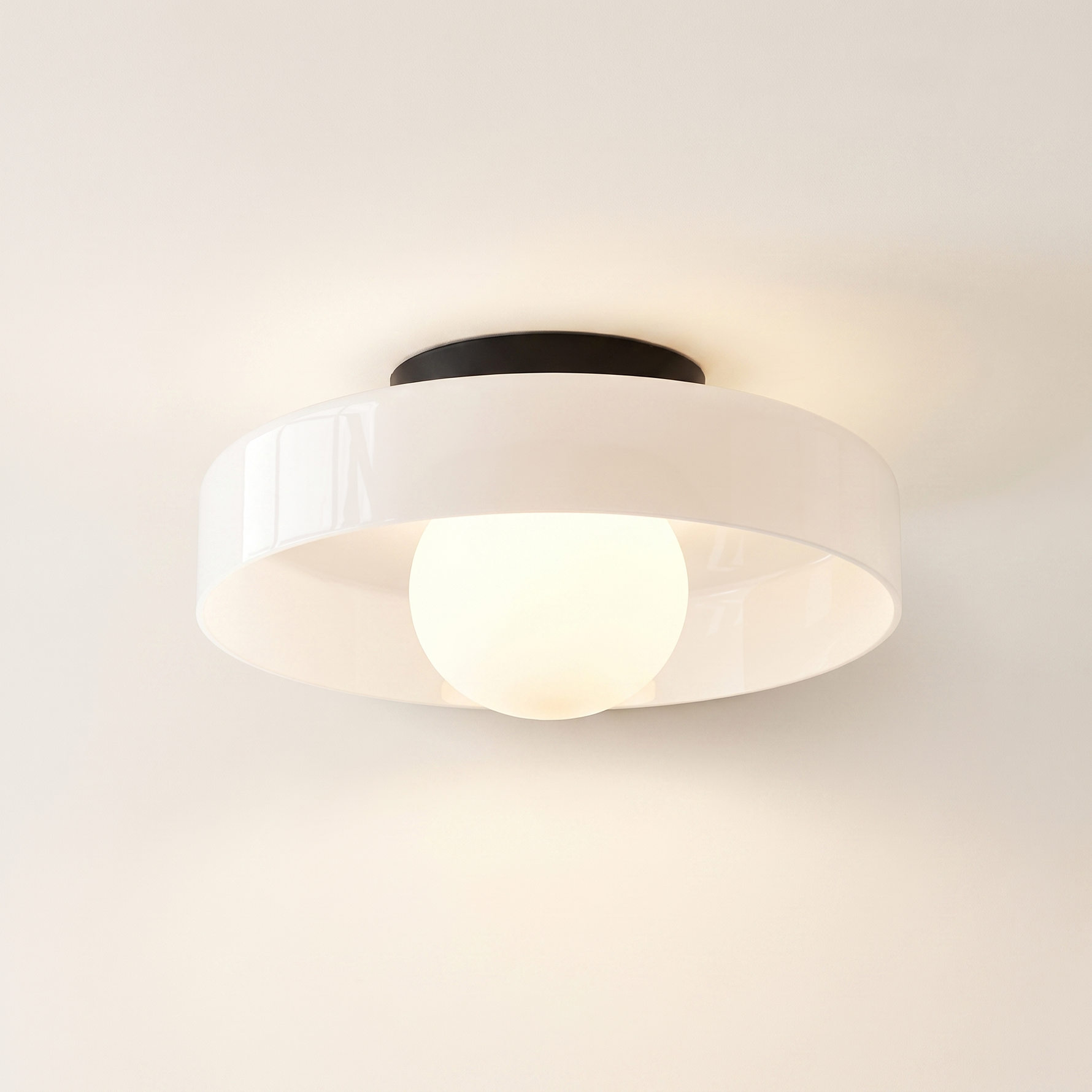 Morrow Glass Disc Ceiling Light/Wall Light