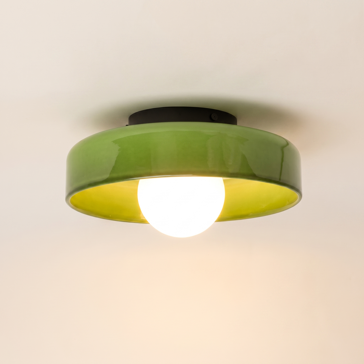Morrow Glass Disc Ceiling Light/Wall Light