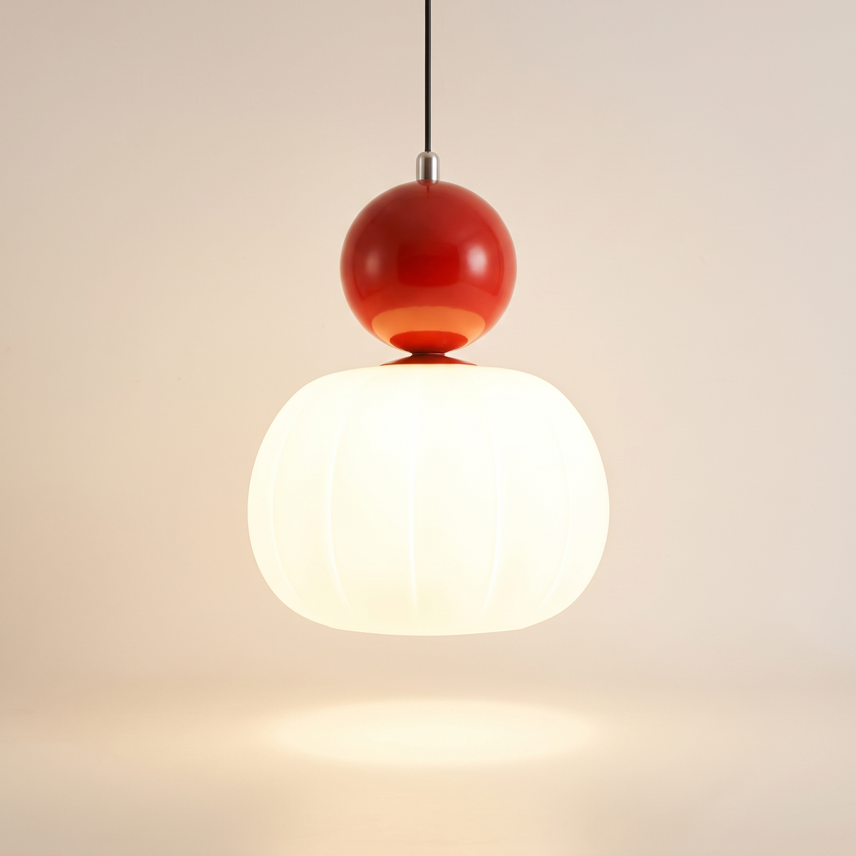 Scout Cream Art Deco Pendant Light