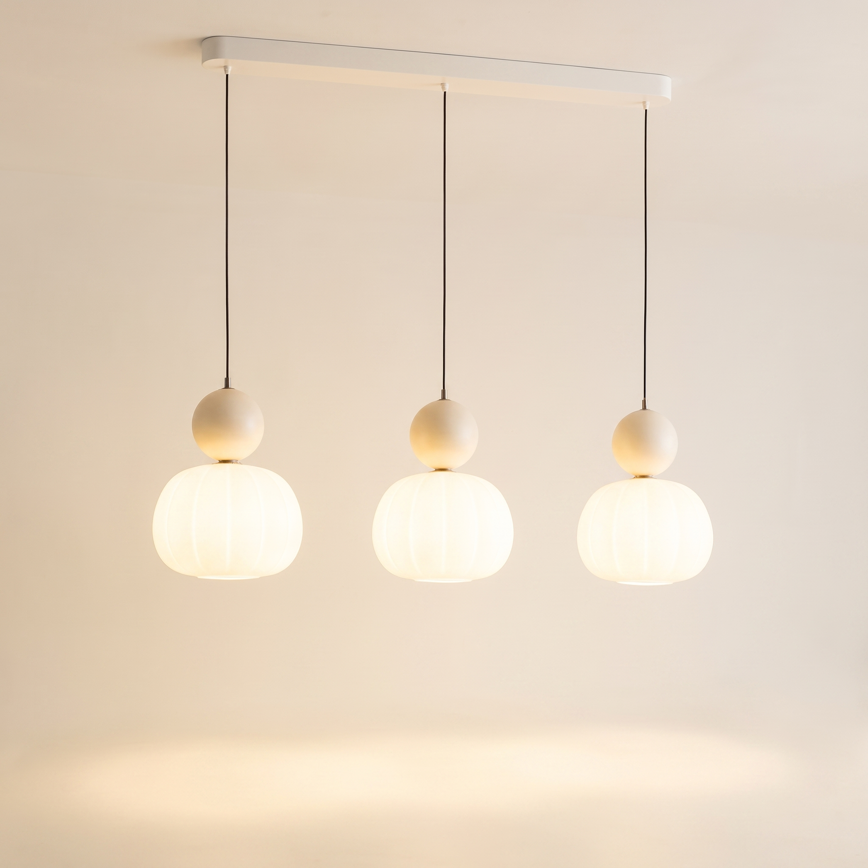 Scout Cream Art Deco Pendant Light
