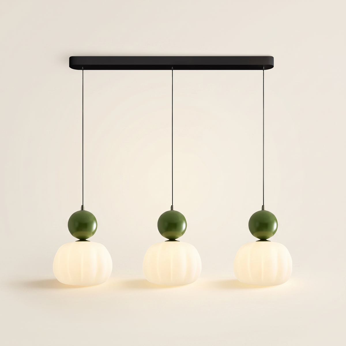 Scout Cream Art Deco Pendant Light