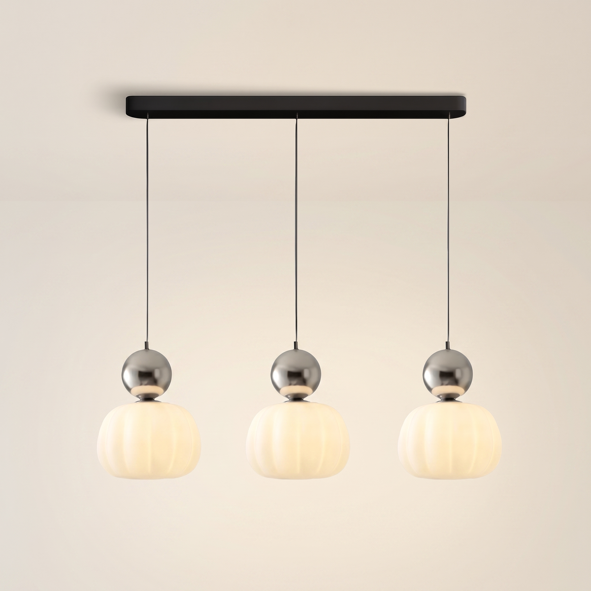 Scout Cream Art Deco Pendant Light