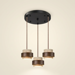 Orvina Wabi-Sabi Natural Travertine Cylinder Pendant Light
