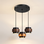 Orvina Wabi-Sabi Natural Travertine Cylinder Pendant Light