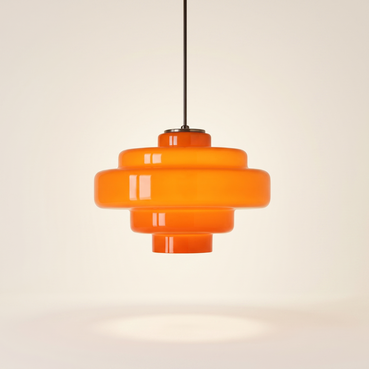 Valenra Macaron Orange Glass Pendant Light