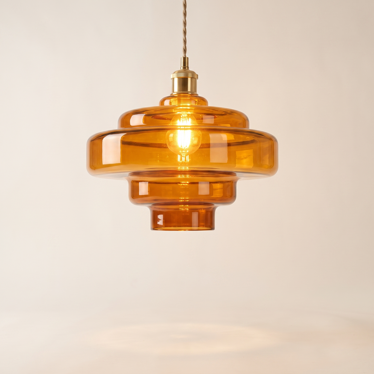 Valenra Macaron Orange Glass Pendant Light