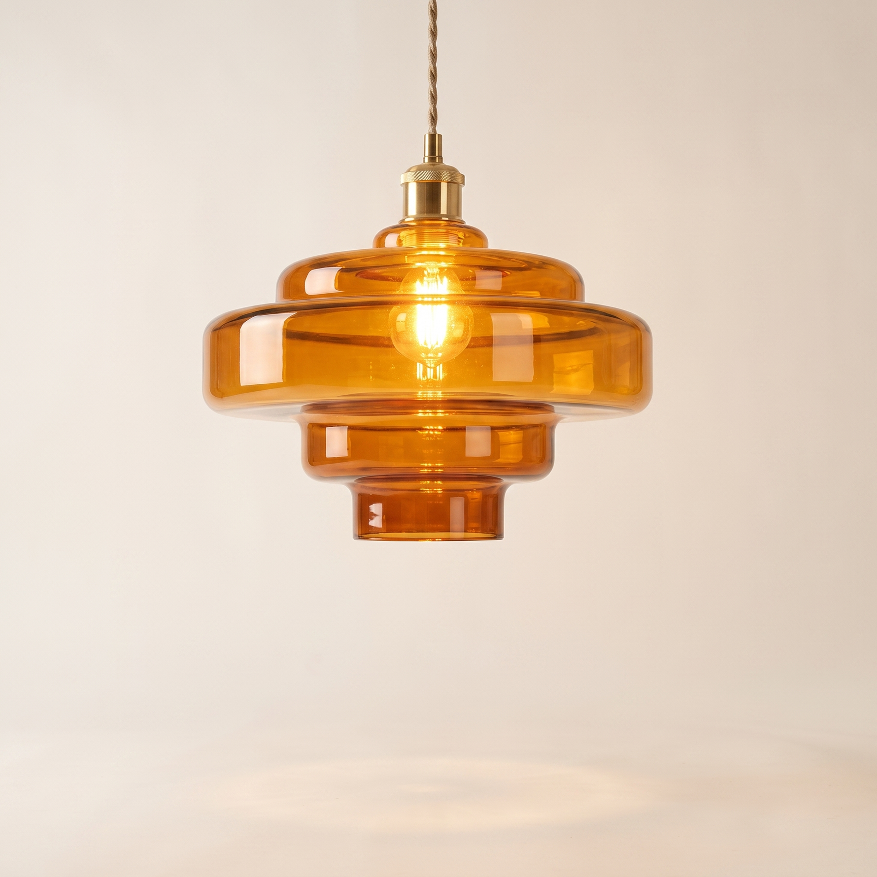 Valenra Macaron Orange Glass Pendant Light