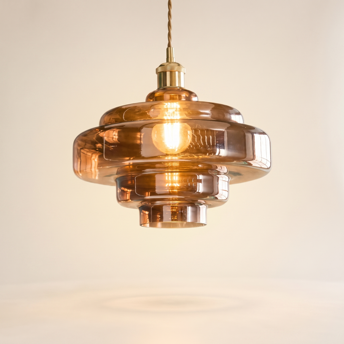 Valenra Macaron Orange Glass Pendant Light
