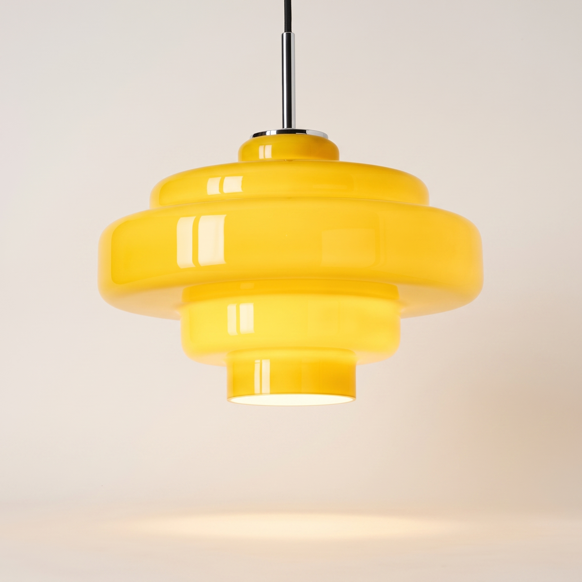 Valenra Macaron Orange Glass Pendant Light