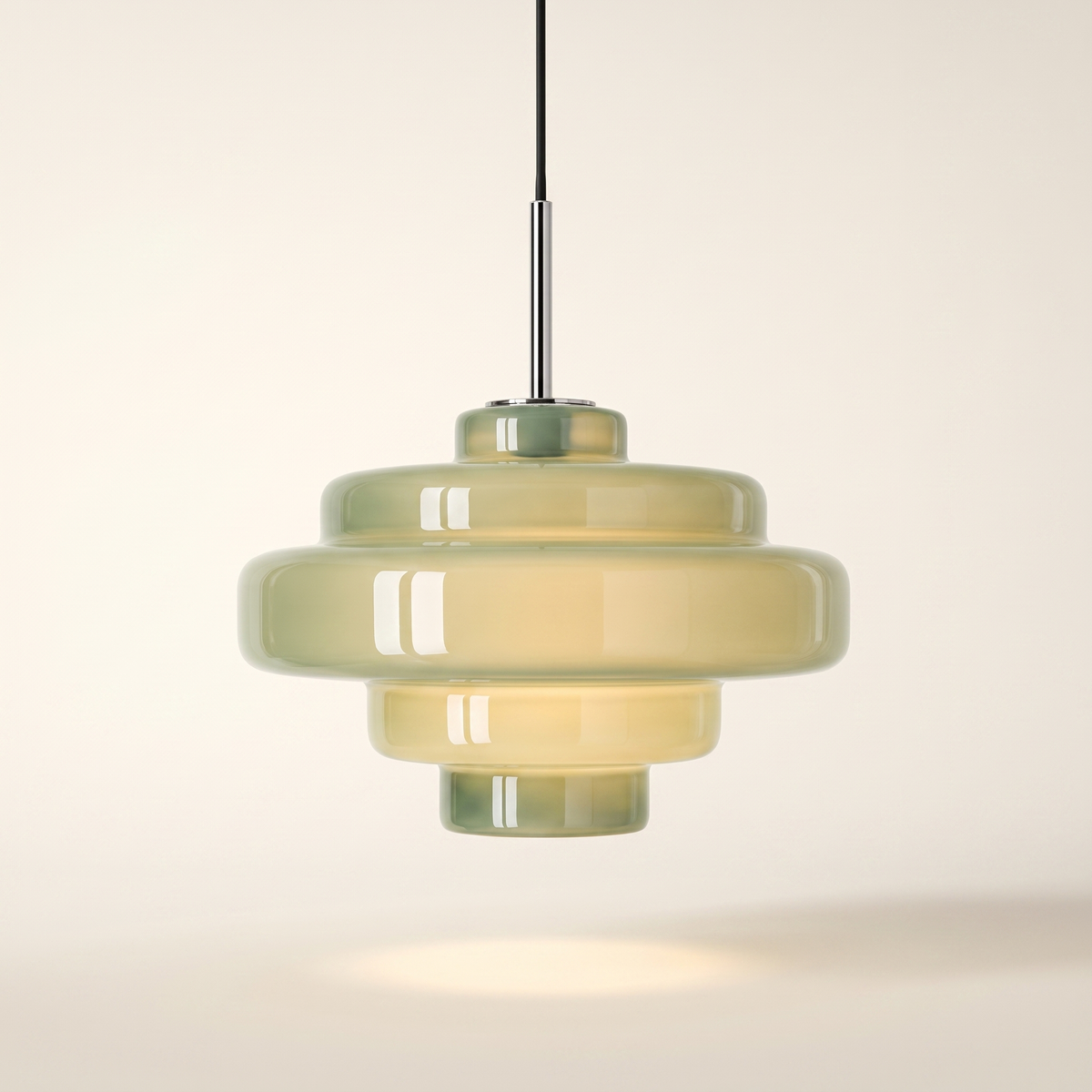Valenra Macaron Orange Glass Pendant Light