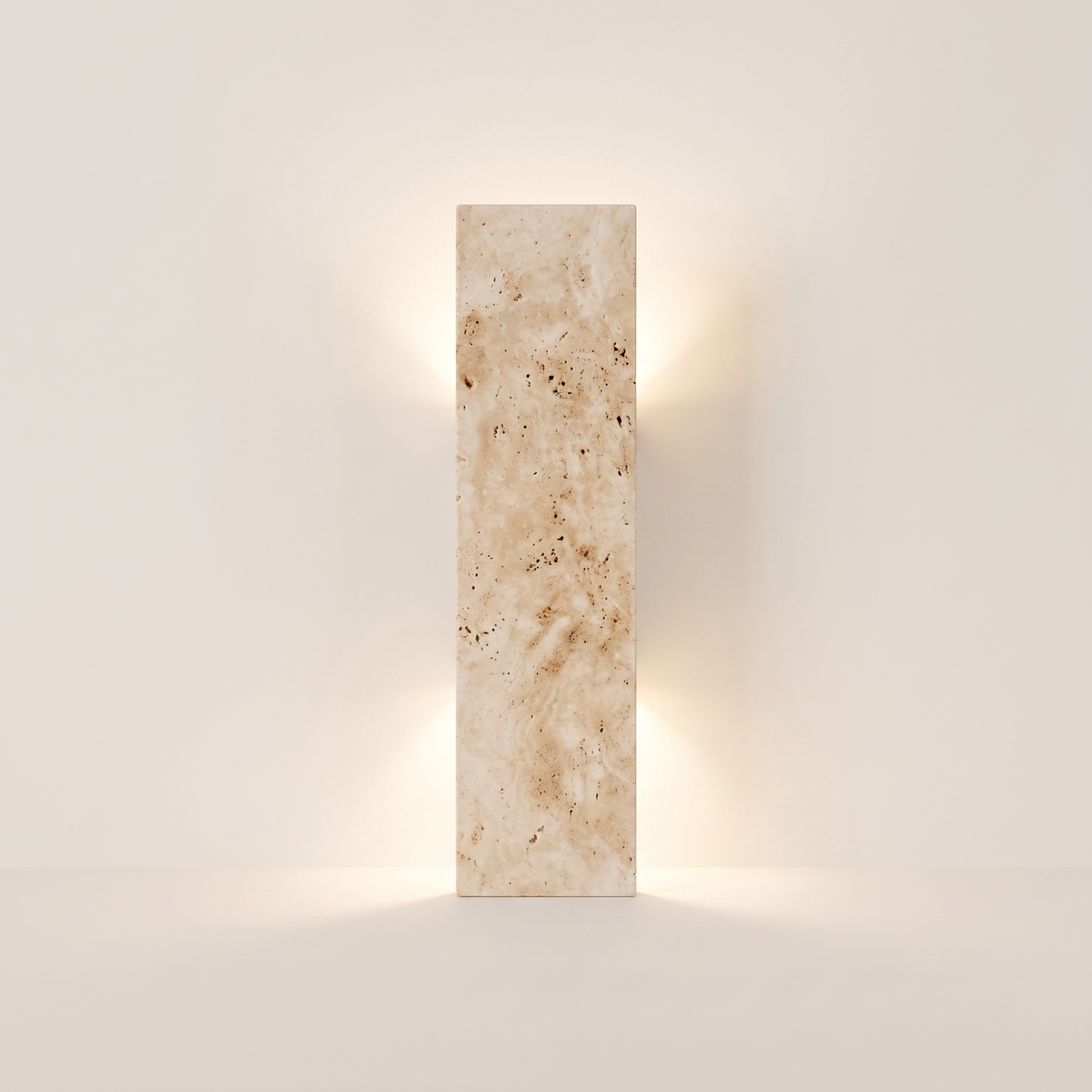 LED Outdoor Wall Sconce | Waterproof Natural Stone Light Fixture for Exterior Walls
