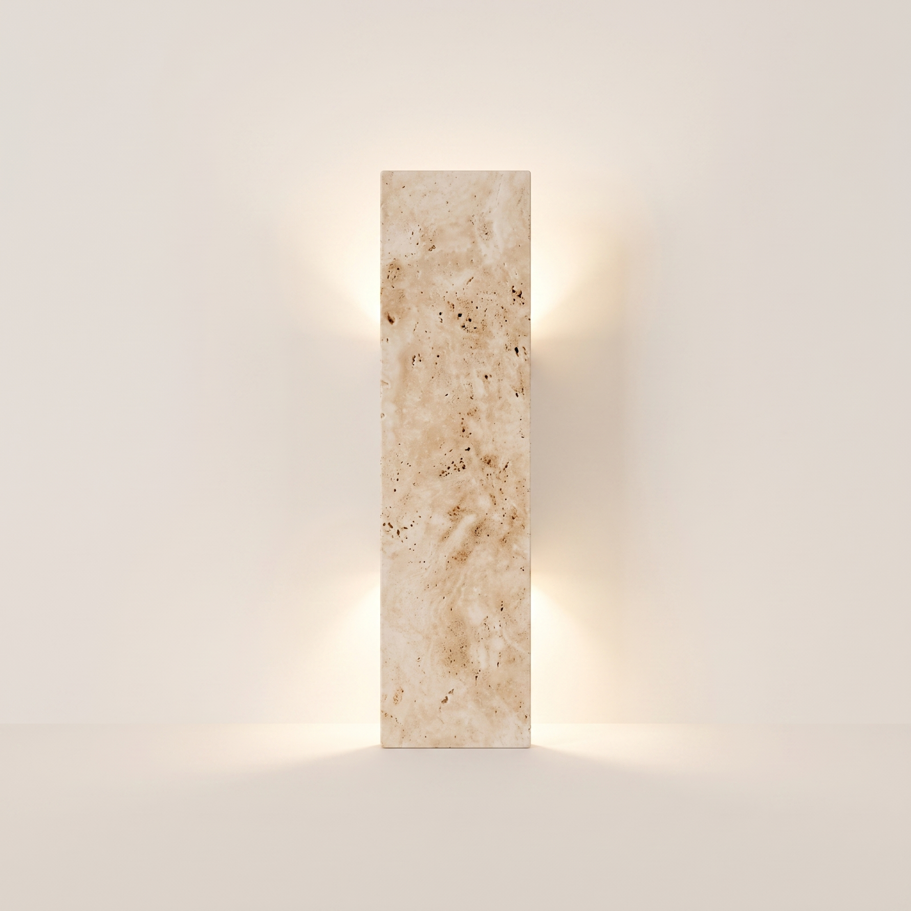 LED Outdoor Wall Sconce | Waterproof Natural Stone Light Fixture for Exterior Walls