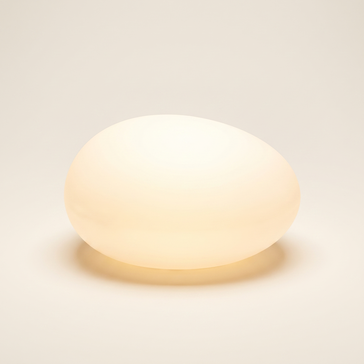 LunaStone | Solar Outdoor Pebble Stone Light, Waterproof LED Pathway Light for Garden