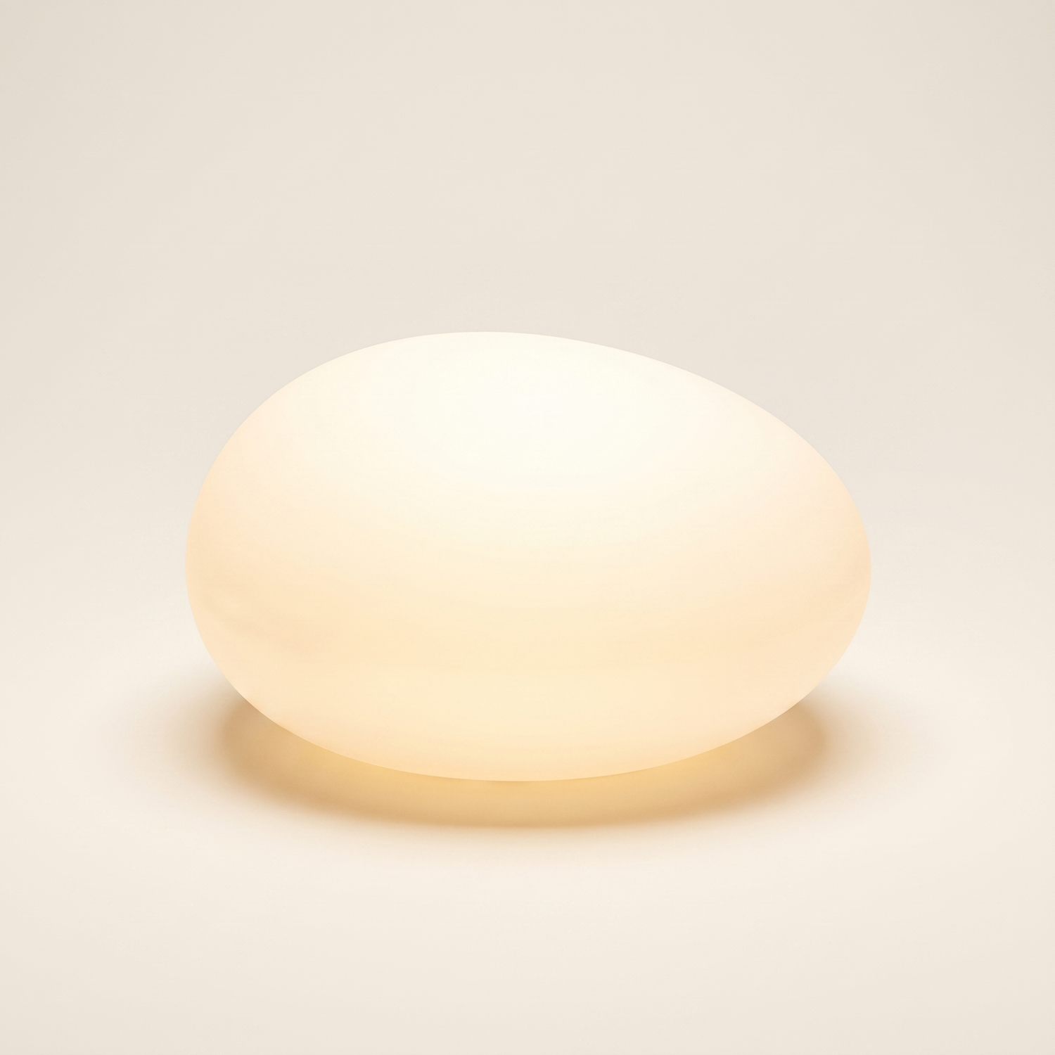 LunaStone | Solar Outdoor Pebble Stone Light, Waterproof LED Pathway Light for Garden