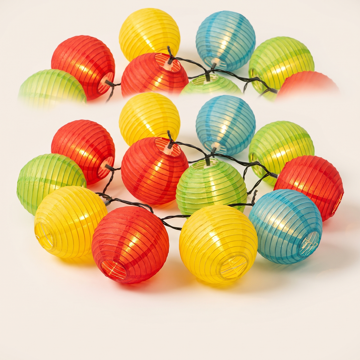Solar Lantern String Lights | Waterproof Art Deco Patio Lights for Outdoor Decor