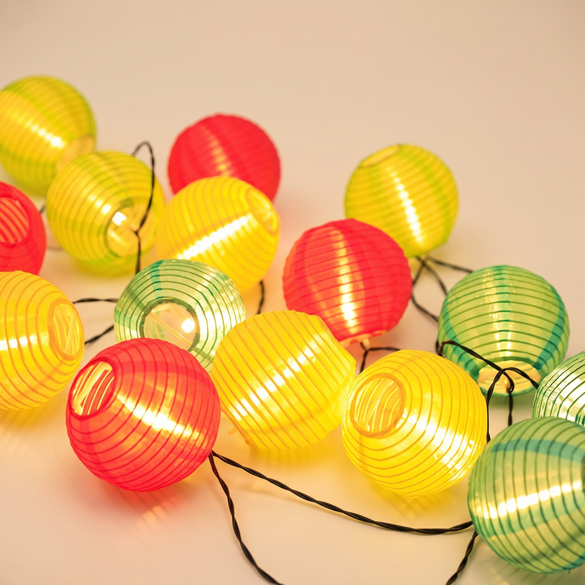 Solar Lantern String Lights | Waterproof Art Deco Patio Lights for Outdoor Decor