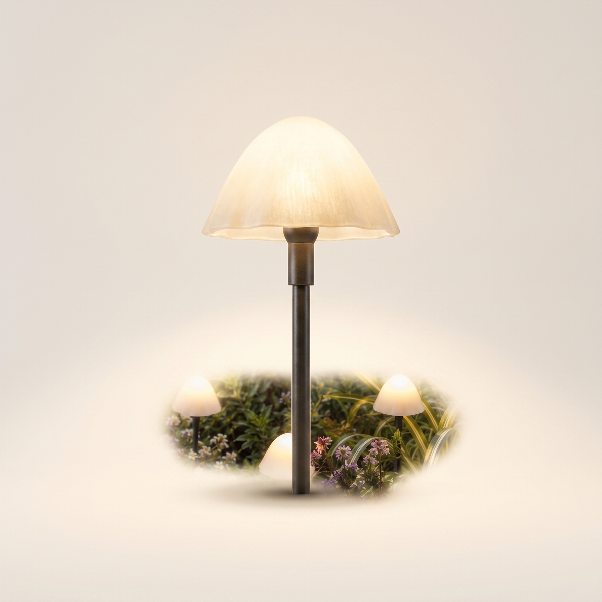MushroomGlow | Decorative Mushroom Solar String Lights for Outdoor Patio or Garden Decor