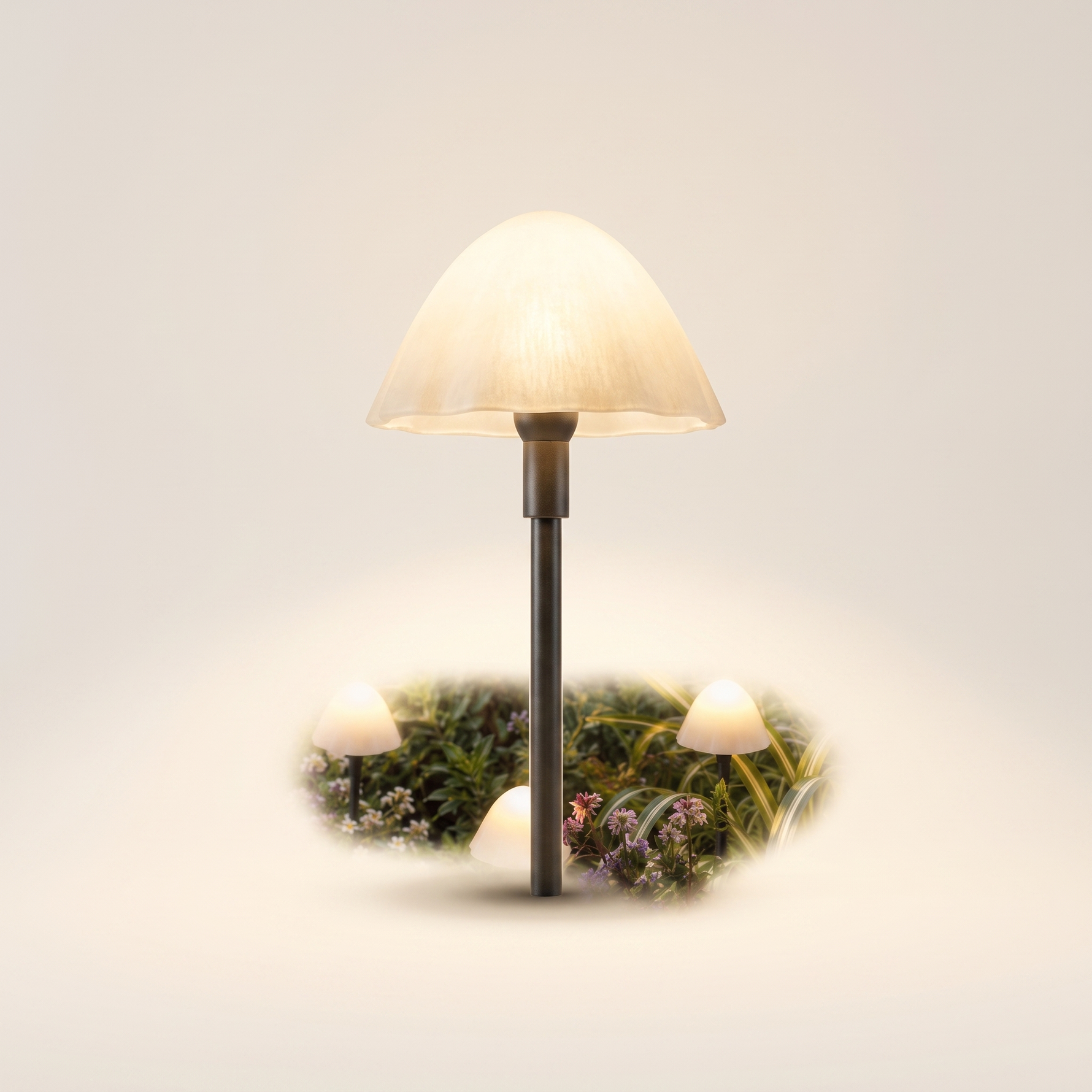 MushroomGlow | Decorative Mushroom Solar String Lights for Outdoor Patio or Garden Decor