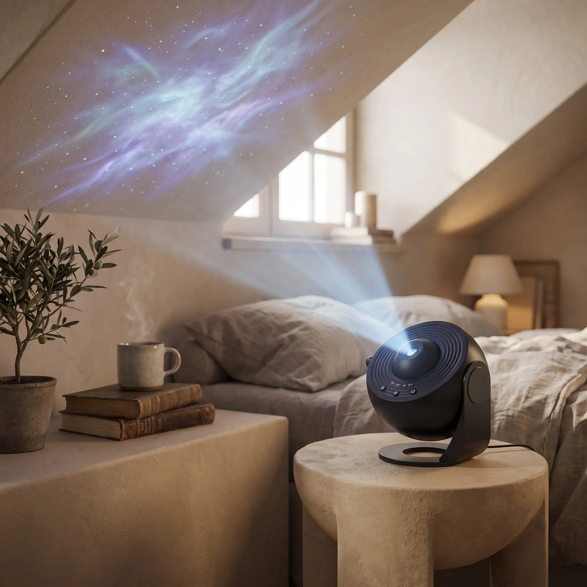 Nebula 4K Starfield Projector for Bedrooms with Galaxy Glow