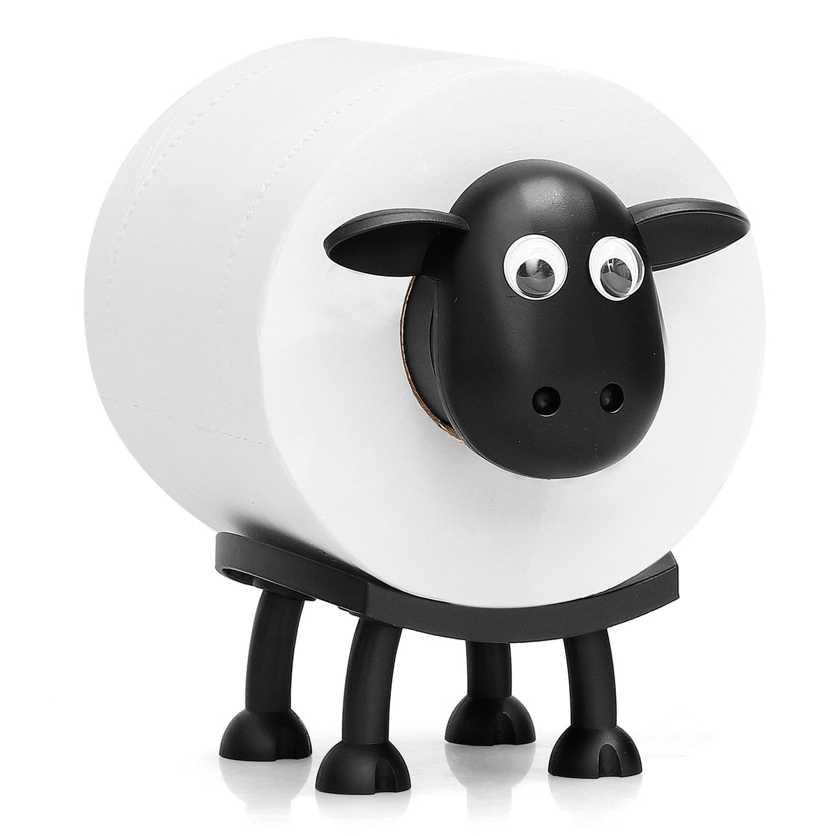Sheep Toilet Paper Holder for Bathrooms with Playful Decor