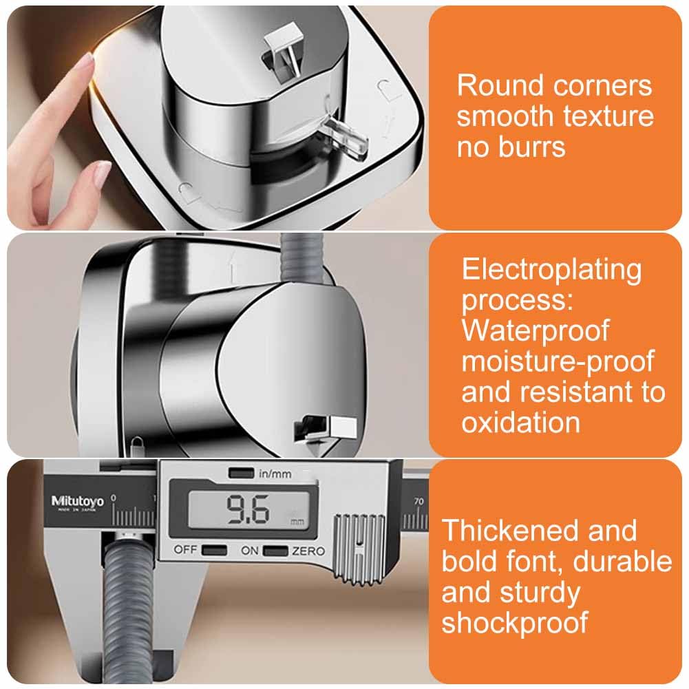 Shower Head Holder for Bathrooms with 360° Mount