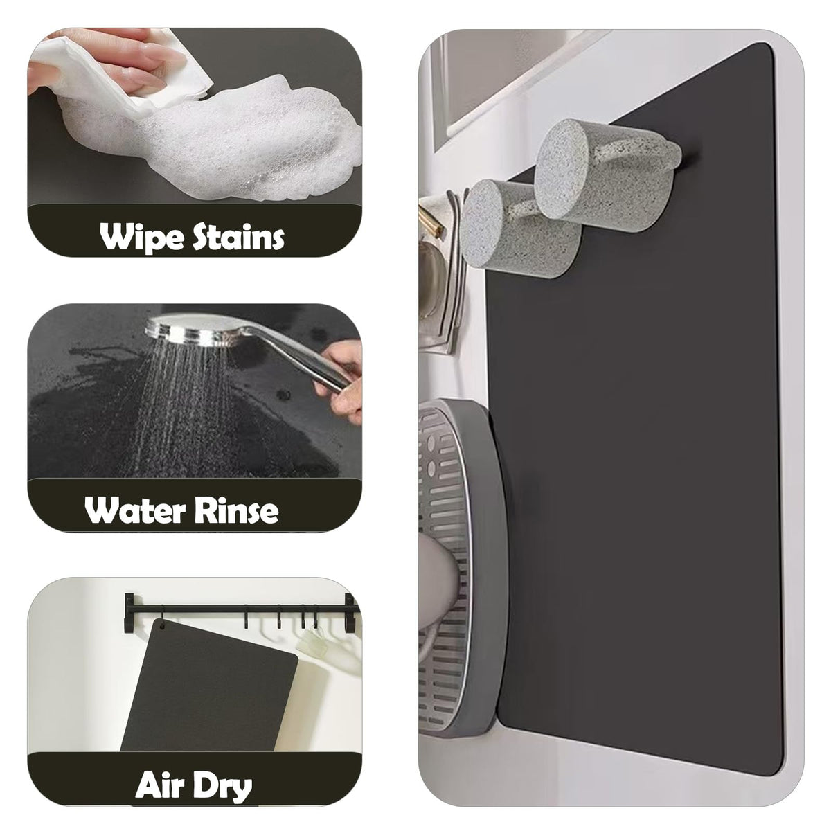 Diatom Dish Mat for Kitchen Sinks with Quick-Dry Design