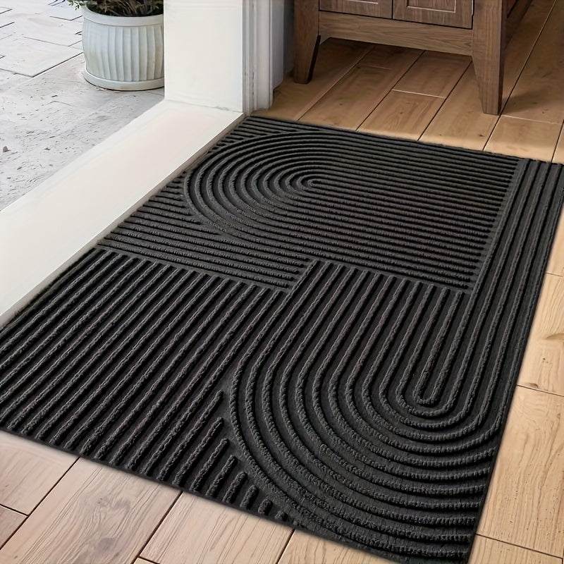 Anti-Slip Doormat for Entryways with Waterproof PVC Backing
